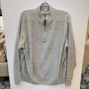 Peter Millar V-Neck Gray Sweater